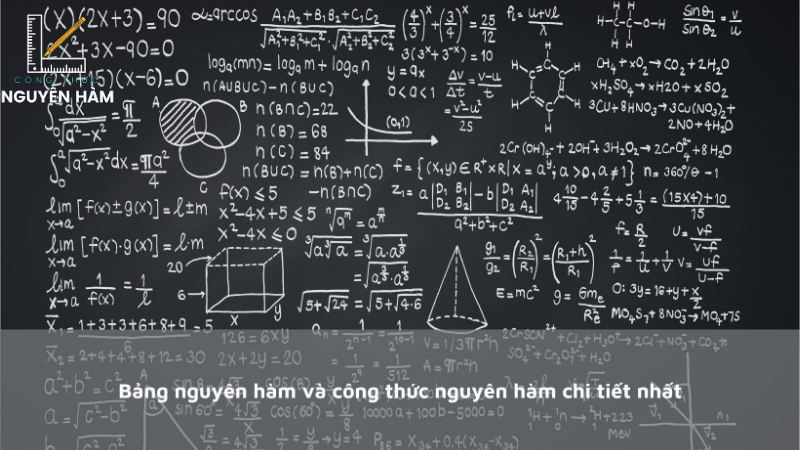 công thức nguyên hàm uv