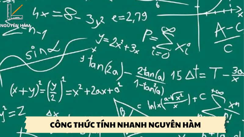 công thức tính nhanh nguyên hàm